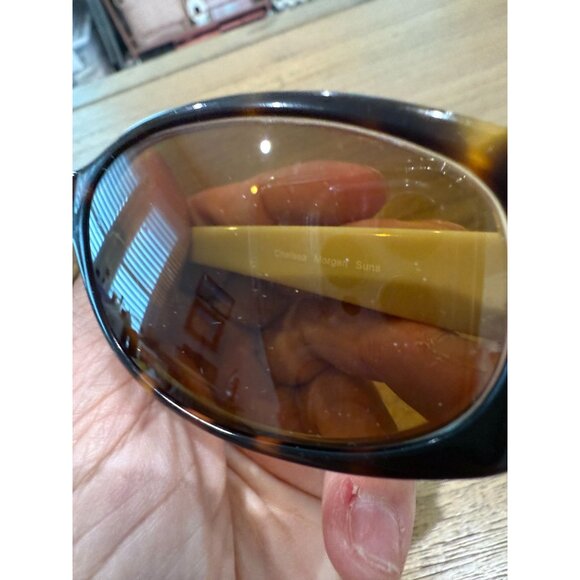 Chelsea Morgan CMS 603 TO Sunglasses Brown Round plastic suns 53-16-125 - Picture 8 of 12